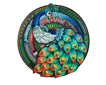 Each Piece Is Animal Shaped Christmas Gift Colorful Elephant Turtle Wooden Jigsaw Puzzles (Option: Style18-A5)