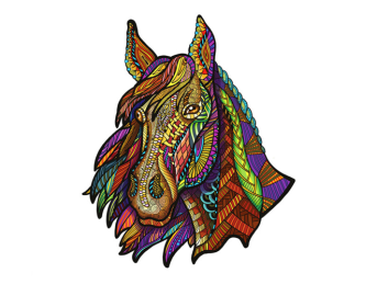 Each Piece Is Animal Shaped Christmas Gift Colorful Elephant Turtle Wooden Jigsaw Puzzles (Option: Style14-A5)