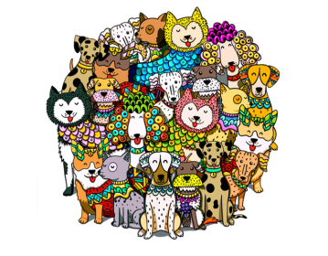 Each Piece Is Animal Shaped Christmas Gift Colorful Elephant Turtle Wooden Jigsaw Puzzles (Option: Style9-A5)