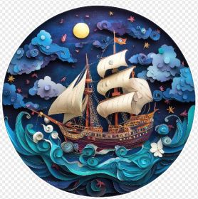 Wooden Jigsaw Puzzle (Option: Style25-A3)