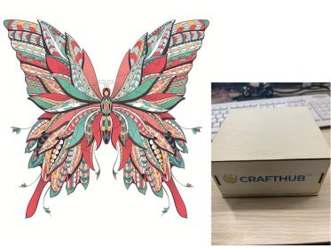 Animal Puzzle Craft Hub A3 Size (Option: 11 Style-A3 wooden box)