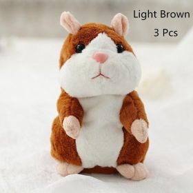 15CM Little Talking Hamster Toy (Option: Light Brown-3)