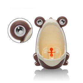 Ergonomic Frog Children Baby Potty Toilet (Color: Coffee)