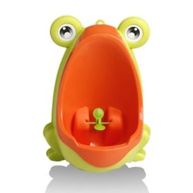 Ergonomic Frog Children Baby Potty Toilet (Color: Yellow)