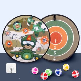 Spot Wholesale Children's Sticky Ball Dart Board Cartoon Fun Dart Board Plus Velvet A Variety Of Creative Cartoon (Option: C7)