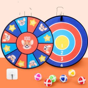 Spot Wholesale Children's Sticky Ball Dart Board Cartoon Fun Dart Board Plus Velvet A Variety Of Creative Cartoon (Option: c9)