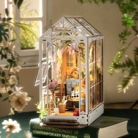 Robotime Rolife Book Nooks Series Stories In Books 4 Kinds DIY Wooden Miniature House Furniture Sakura Densya TGB01 Dropshipping (size: TGB06)