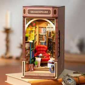 Robotime Rolife Book Nooks Series Stories In Books 4 Kinds DIY Wooden Miniature House Furniture Sakura Densya TGB01 Dropshipping (size: TGB07)