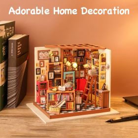 ROBOTIME DIY Miniature Dollhouse Kits Wooden Dollhouse Model DG102 DG104 DG108 DG109 (Option: DG102)