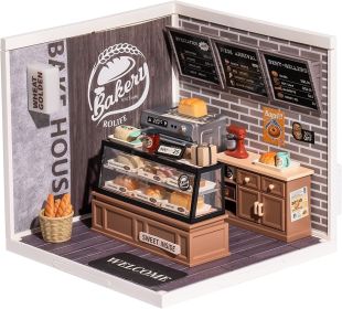 Rolife Super Store Kits Plastic Building Toys For Xmas Gifts DIY Miniature House (Option: DW005)