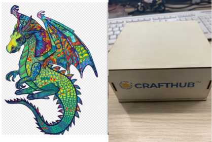 Animal Puzzle Craft Hub A3 Size (Option: 35style-A3 wooden box)