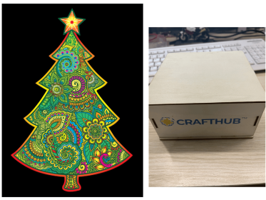 Animal Puzzle Craft Hub A3 Size (Option: 23Style-A3 wooden box)