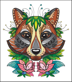 Each Piece Is Animal Shaped Christmas Gift Colorful Elephant Turtle Wooden Jigsaw Puzzles (Option: Style24-A4)