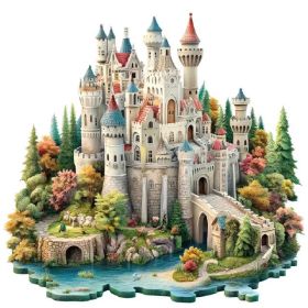 Wooden Jigsaw Puzzle (Option: Style19-A3)