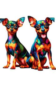 Dog Wooden Puzzles (Option: Style13-A3)