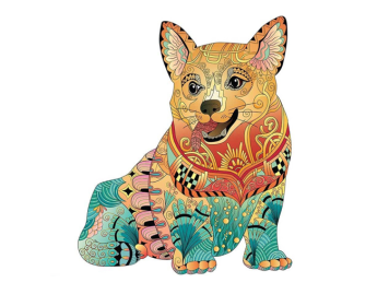 Each Piece Is Animal Shaped Christmas Gift Colorful Elephant Turtle Wooden Jigsaw Puzzles (Option: Style1-A3)