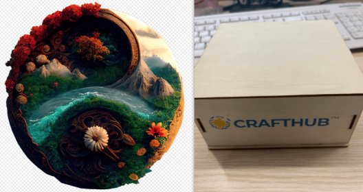 Animal Puzzle Craft Hub A3 Size (Option: 36style-A3 wooden box)