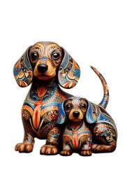 Dog Wooden Puzzles (Option: Style19-A3)