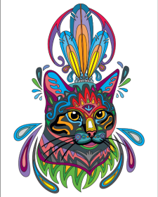 Each Piece Is Animal Shaped Christmas Gift Colorful Elephant Turtle Wooden Jigsaw Puzzles (Option: Style22-A4)