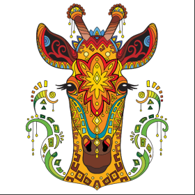 Each Piece Is Animal Shaped Christmas Gift Colorful Elephant Turtle Wooden Jigsaw Puzzles (Option: Style10-A4)