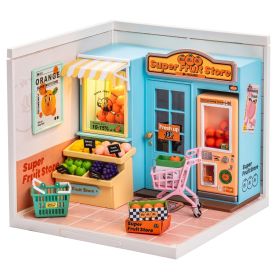 Rolife Super Store Kits Plastic Building Toys For Xmas Gifts DIY Miniature House (Option: DW003)