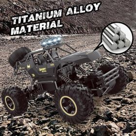 4DRC  Rock Track Rechargeable Off-road Vehicle (Color: Black)