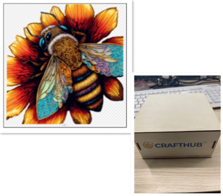 Animal Puzzle Craft Hub A3 Size (Option: 54style-A3 wooden box)