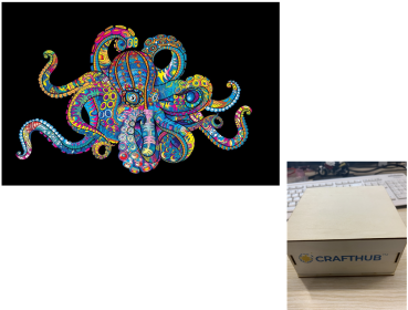 Animal Puzzle Craft Hub A3 Size (Option: 31Style-A3 wooden box)