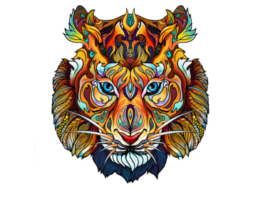 Each Piece Is Animal Shaped Christmas Gift Colorful Elephant Turtle Wooden Jigsaw Puzzles (Option: Style20-A3)