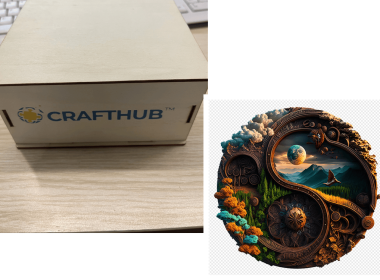 Animal Puzzle Craft Hub A3 Size (Option: 52style-A3 wooden box)