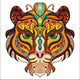 Each Piece Is Animal Shaped Christmas Gift Colorful Elephant Turtle Wooden Jigsaw Puzzles (Option: Style11-A4)