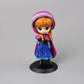 Disney's Hand-Made Frozen Princess Aisha Ann Kawaii Big Eyes Princess Variety Little Beauty Character Action Figure (Color: 003, size: 10cm or more)