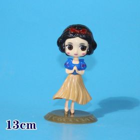 Disney's Hand-Made Frozen Princess Aisha Ann Kawaii Big Eyes Princess Variety Little Beauty Character Action Figure (Color: 9, size: 10cm or more)