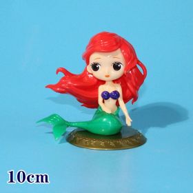 Disney's Hand-Made Frozen Princess Aisha Ann Kawaii Big Eyes Princess Variety Little Beauty Character Action Figure (Color: 8, size: 10cm or more)