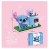 Disney Series Building Blocks Pen Holder Doll Stitch Winnie The Pooh Cute Cartoon Image DIY Puzzle Assembling Toy Children Gift