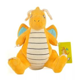 Original Pokemon Pikachu Plush Toy Doll Bulbasaur Squirtle Charmander Charizard Eevee Snorlax Jigglypuff Psyduck Toys Children (Color: Dragonite 25cm)