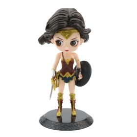 Q Version Of Marvel Superhero Princess Aisha Ann; Harley Quinn; Supergirl And Catwoman; Action Doll Home Decoration Gifts (Color: G, size: 13CM)