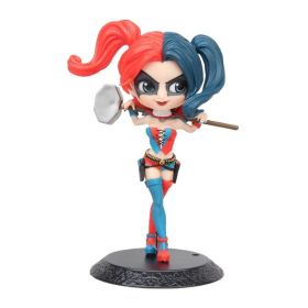 Q Version Of Marvel Superhero Princess Aisha Ann; Harley Quinn; Supergirl And Catwoman; Action Doll Home Decoration Gifts (Color: C, size: 13CM)