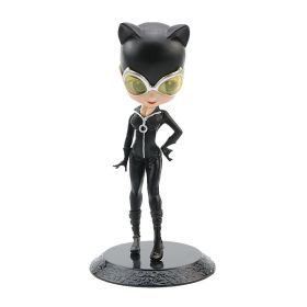 Q Version Of Marvel Superhero Princess Aisha Ann; Harley Quinn; Supergirl And Catwoman; Action Doll Home Decoration Gifts (Color: E, size: 13CM)