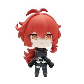 New Pymon Genshin Impact Lumine Diluc Ragnvindr Amber Anime Action Doll Collection Model Doll Children'S Gift (Color: A, size: 8cm)
