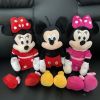 Disney's New Classic Mickey Minnie Plush Toy Doll Mickey Mouse Animal Doll Pillow Toy Children's Birthday Christmas Gift