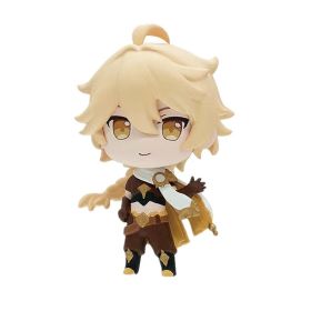 New Pymon Genshin Impact Lumine Diluc Ragnvindr Amber Anime Action Doll Collection Model Doll Children'S Gift (Color: E, size: 8cm)