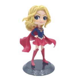 Q Version Of Marvel Superhero Princess Aisha Ann; Harley Quinn; Supergirl And Catwoman; Action Doll Home Decoration Gifts (Color: Z, size: 13CM)