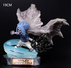 Naruto GK Uchiha Itachi I Love Rosha Cloud Sitting Crane Shield Sand Storm Sasuke Chidori San Diego PVC Action Figure Gift (Color: SB-302)