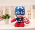 Disney Anime Plush Toy Spiderman Doll Marvel Avengers Soft Dress Hero Captain America Iron Man Christmas Gift