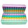 Pop Pencil Case, Fidget Pencil Pen Case Simple Sensory Silicone Bubble Toy, Stationery Storage Bag Decompression Toy For Kids, School Season Gifts