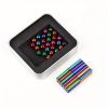 36pcs Magnetic Sticks + 27pcs Bucky Balls Combination Set Building Blocks; Puzzle Decompression Magnet Science Toys