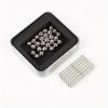 36pcs Magnetic Sticks + 27pcs Bucky Balls Combination Set Building Blocks; Puzzle Decompression Magnet Science Toys