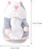Talking Plush Animal Hamster Repeats Electronic Pets Toy for Baby Kids