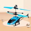 1pc USB Charging Light Up Flying Ball Crystal Sensor Flyer Suspension Gesture Remote Control Airplane Toy For Kids Ages 7+